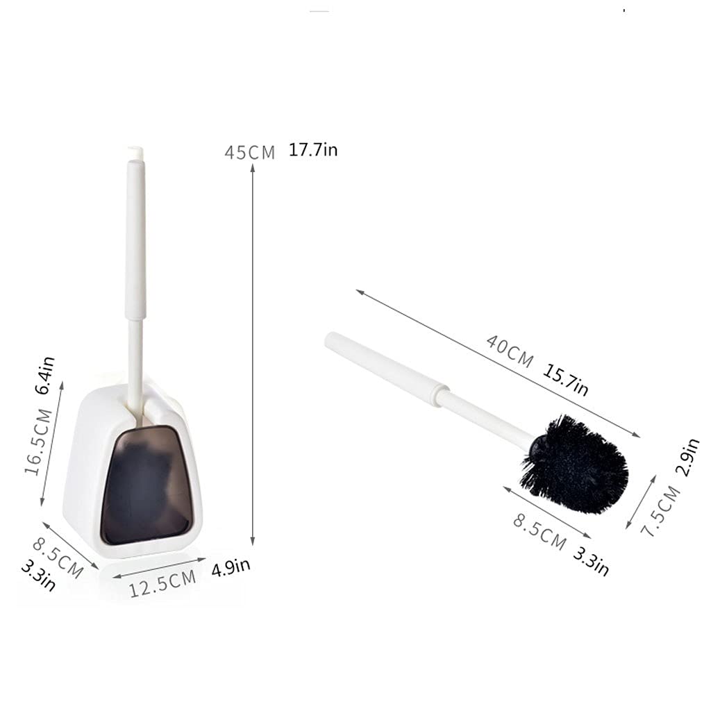 Escobilla Baño/Escobilla y Portaescobillas de Baño Escobillero de pared con mango largo, escobilla de baño, diseño minimalista moderno, escobilla de baño, limpieza del hogar, juego de escobillas de ba