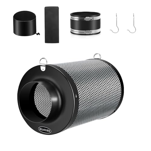 MELONFARM Air Filtration Kit 4", Built-in 14cm Fan Low Nois