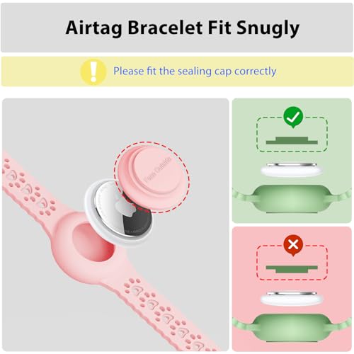 Compatible with AirTag Wristband for Kids Air Tag Bracelet Holder - Image 4