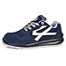SAFETOE Zapatos de Seguridad para Hombres con Puntera de Fibra de Vidrio 7328 Zapatillas Ultra-Ligeras (Talla 42, Azul) l