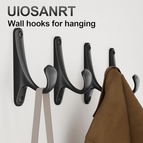 Uiosanrt COAT HOOKS Wall Mount Holds Up To 50 Lbs, Ceiling Hooks For Hat, Coat, Towel, Purse, Plant, Key Hanging Hooks thumb #6