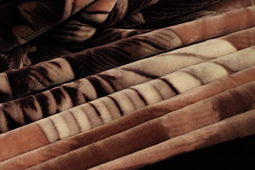 Solaron Korean Super Thick Mink Blanket Twin Size 63" X 87" Black Eagle Bm118 #TOP3