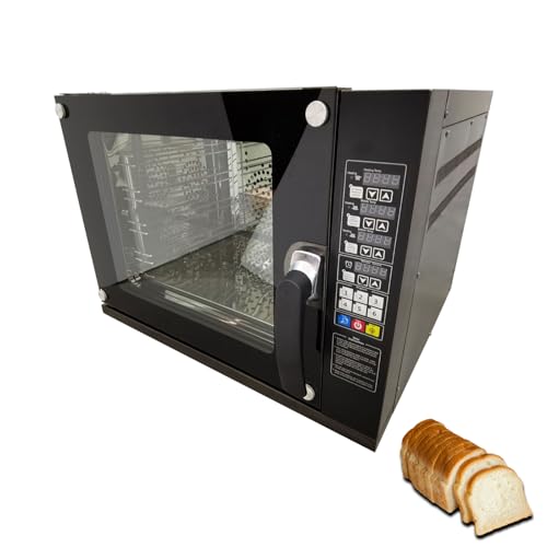 WYDDDARY Commercial Electric Oven Countertop Convection Spray Baking up to 662?(350?) Stainless Steel Hot Air Circulation Oven with 4 Racks Capacity 15.85gal(60L) 5500W/220V