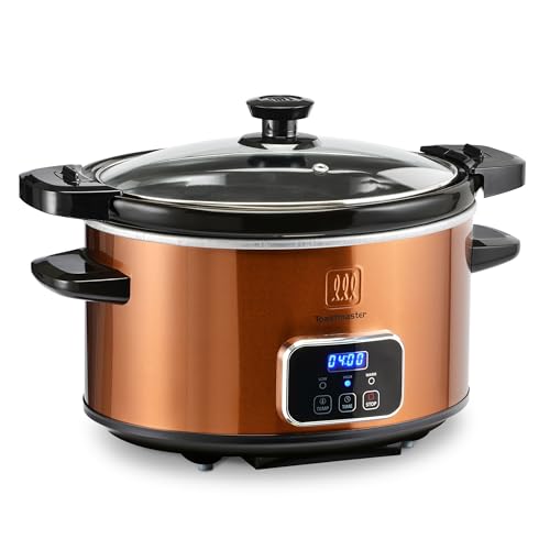 Toastmaster 4-Quart Digital Slow Cooker with Locking Lid
