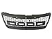 Produktbild IIWOJ Waben Kühlergrill Front Stoßstangenhaube Kühlergrill Auto Mesh Grill Kompatibel Mit Ford Explorer 2012 2013 2014 2015,Schwarz