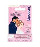 Liposan Bridgerton Edición Limitada Rose Meringue - Bálsamo Labial Hidratante - Cacao de Labios con 24h de Hidratación - Aroma a Rosa - Sutil Brillo de Labios Perlado - Todo Tipo de Piel - 4,8 g