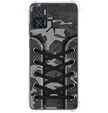 Tumundosmartphone Cover Silicone Anti Colpi per Motorola Moto E22/E22i Disegno Sneakers 15 Disegni