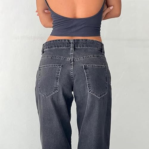 Women's Sweatpants That Look Like Jeans, Seraphae Sweatpant Jeans, Wide Leg, Dark Blue, XS/S/M/L/XL4