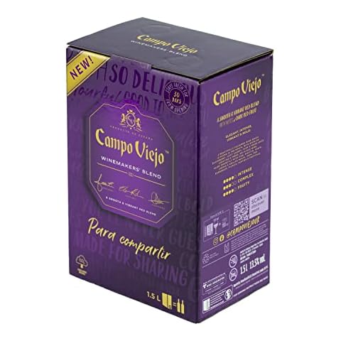 Campo Viejo Winemakers Blend Bag In Box Red Wine, 1.5L Cover
