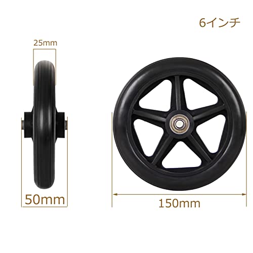 JTGMJ333 Carrozzina Disabili Nero, Grigio - Ruota