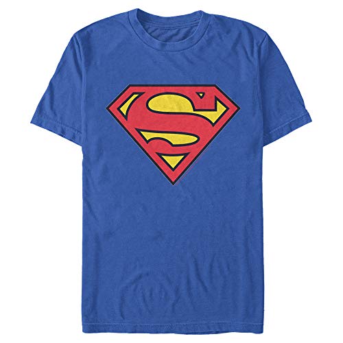 Preisvergleich Produktbild DC Comics Herren Klassisches Logo T-Shirt, Königlich (Royal), XL