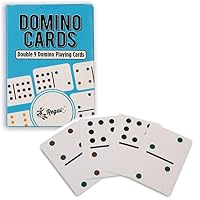 ボードゲーム（テーブルゲーム）色々　トランプ　ドミノ　ファイブダイズ　など Amazon | Regal Games - ダブル9ドミノトランプ - カラードットデッキ