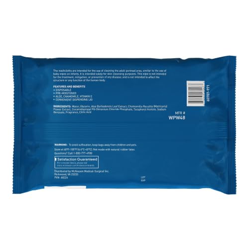 McKesson Washcloth Wipes for Adults, Scented (12 Pack, 576 Washcloths) - image 7