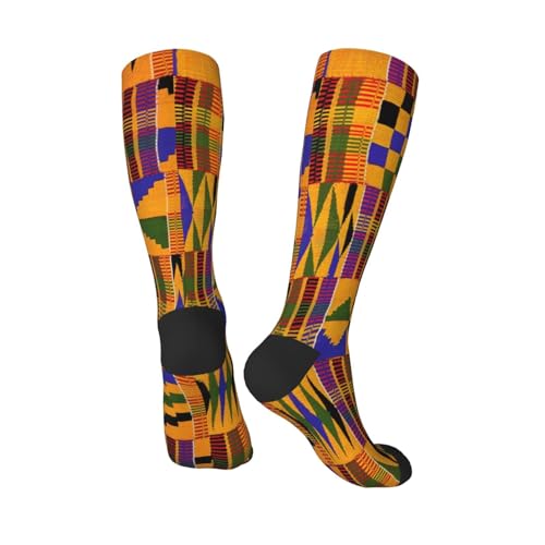 BREAUX Adorable Sloth Print Men'S And Women'S Color Clash Long Socks, 1 Pair, For Sports, Running And Traveling4