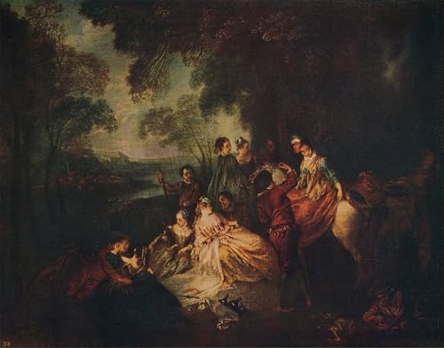 Tableaux Graffiti Art Mural Garden Party Jean Baptiste Pater pour Rompre la Monotonie des Murs