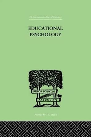 Educational Psychology: Its problems and methods Educational Psychology: Its problems and methods book cover
