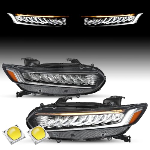 JSBOYAT Headlight Assembly for 2018-2022 Honda Accord Touring Sedan 4 Door