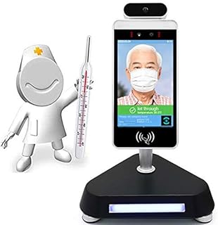 HYLH Système de Mesure de la température de Reconnaissance faciale Thermomètre Infrarouge sans Contact Caméra Thermique Infrarouge Therminal Fever Imager pour entrée/Sortie