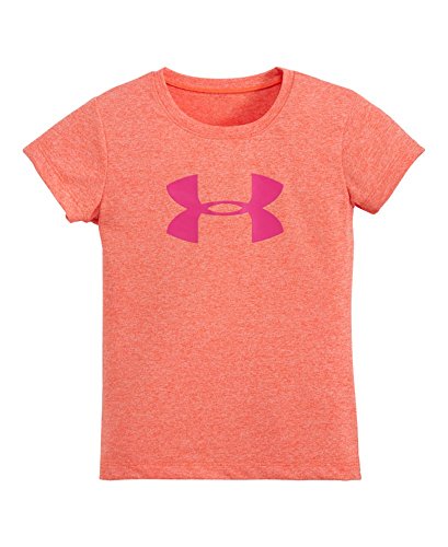 Under Armour Girls 2-6X Big Logo Core Nu Tech Tee