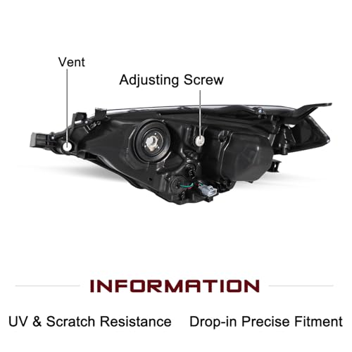 Image of JSBOYAT Right Headlight Assembly for 2014 2015 2016 Toyota Corolla