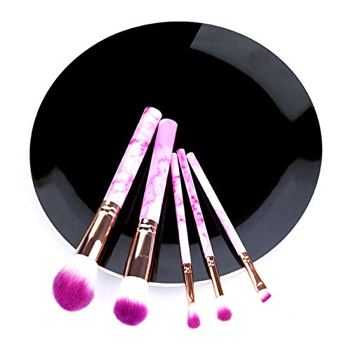 Kit de 5 pinceaux de maquillage de haute précision pour fond de teint et sourcils
