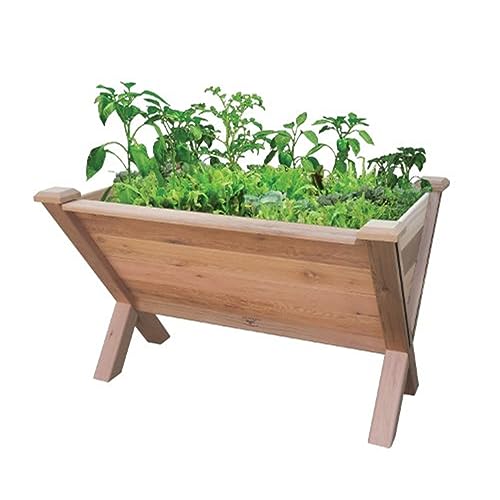 Gronomics MRGW 34-48 Modular Rustic Garden Bed Wedge, 34 by 48 by 32-Inch