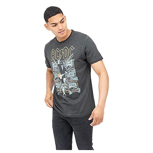 AC/DC Blow Up Your Video T-shirt för män, Vintagesvart, XL