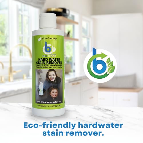 Bio-Clean Products Hard Water Stain Remover, 10 Fl Oz (Pack of 1), Green, 10 Ounce