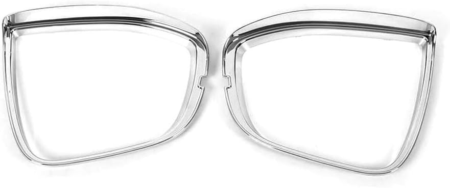 Car Exterior Accessories Compatible With Nissan Pathfinder 2026 2025 2024 2023 2022 Rear View Mirror Eyebrow Shield Protection Cover ABS 2PCS(Glossy Chrome Style)