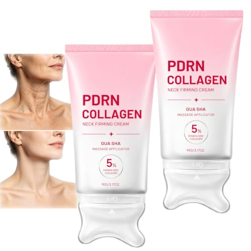 Crema antiarrugas para cuello con colágeno PDRN que suaviza las líneas y mejora la elasticidad cutánea