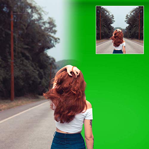 Julius Studio 9 X 13 Ft. Photo Studio Chromakey Background Muslin Backdrop Bundle Kit, Black, White, Green Premium Quality Fabric Material, Wrinkle Resistant, Photo Video Studio, Promo05_Am1 #TOP6