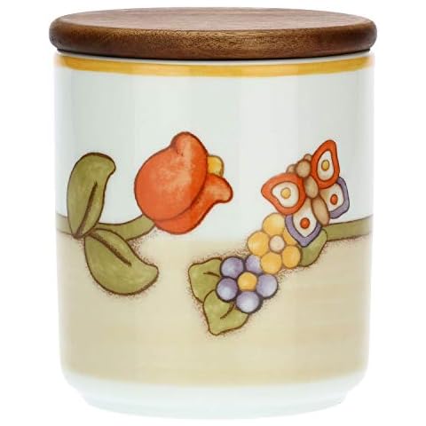 THUN - Bote de porcelana Country con tulipano y mariposa Cover