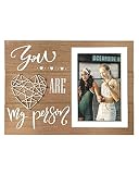 Ylu Yni Best Friend Picture Frame, Holds 4 x 6 Inch Photo, Rustic Wooden Wall Décor, Unique Friend G