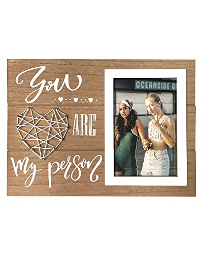 Ylu Yni Best Friend Picture Frame, Holds 4 X 6 Inch Photo, Rustic Wooden Wall Décor, Unique Friend Gifts For Women, Birthday, Graduation, Long Distance Friendship, Going Away Gifts For Best Friends, Bff #TOP4