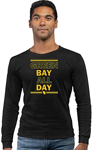 Go All Out Adult Green Bay Day Long Sleeve T-Shirt2