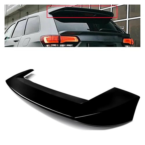 Compatible For Jeep Grand Cherokee SRT WK Rear Mid Wing Spoiler Lip Trunk Wing 2013 2014 2015 2016 2017 2018 2019-2021 Carbon Lo