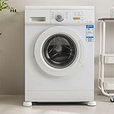 Vibsky 4Pcs Washing Machine Support Feet for Vibration Dampening, Non-Slip Suction Cup Stabilizers for Washer and Fridge - Image 7