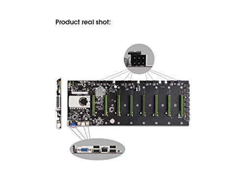 Btc-D37 Mining Motherboard Cpu Set 8 Video Card Slot Support Ddr3 Memory Integrated Vga Low Power Consumption Exquisite Better Than X99 #TOP6