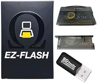 EZ Flash Omega Black Transparent Edition GBA NDS NDSL (Black Transparent)