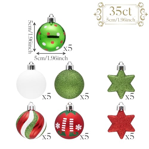 Boules de Noël incassables Valery Madelyn aux détails soignés - 6