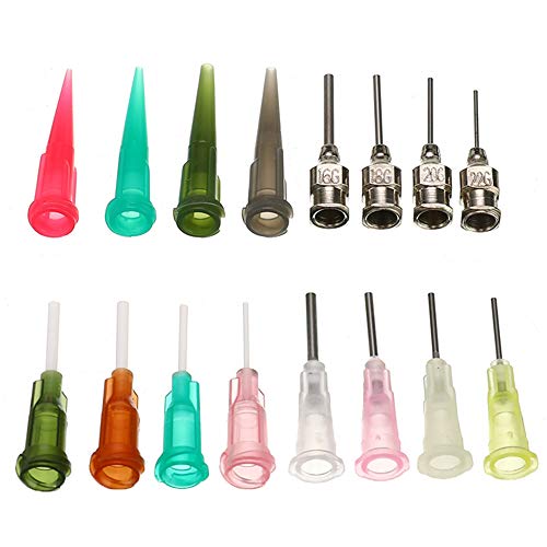 2Pcs Jagua Henna Temporary Tattoo Kit Applicator Bottles With 16 Tips Needles For Henna Tattoo Cone Tattoo Bottle Kits - Qty 2 & 16 Tips #TOP2