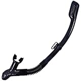 Kraken Aquatics Dry Snorkel | Quality Professional Snorkel Gear with Dry Top Valve, Comfortable...