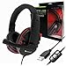 Price comparison product image I-CHOOSE LIMITED USB Computer Laptop Headset with Stereo Microphone | Zoom or Skype Multimedia PC Webinar Chat | Surround Sound | Enhanced Bass | In-line Volume Control | Plug and Play
