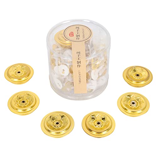 Lot de 156 mèches flottantes pour Lampe à Huile avec mèches flottantes en métal