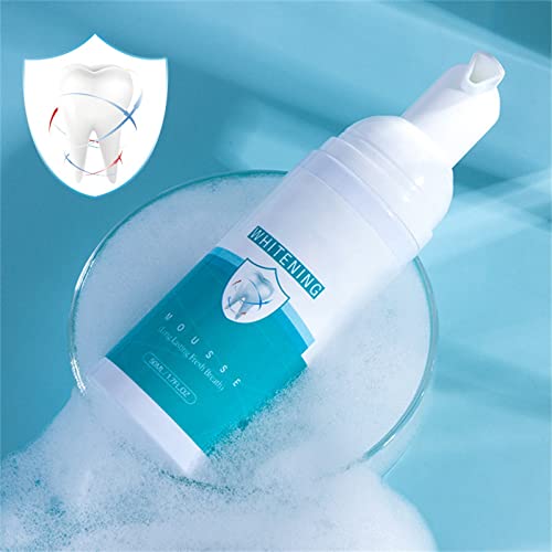 IUNSER Zahnreinigungsschaum Mousses Frischer Atem Reinigung Zahnflecken Zahnpasta Anti-Karies Fester Mundreinigungsmousses 50ml Katze Zahnpasta (White, One Size) – Bild 5