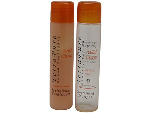 Terra Pure Wild Citrus Shampoo and Conditioner Lot of 18 (9 of each) 1oz Bottles