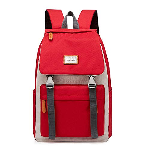 Mochila de escuela secundaria ergonómica y espaciosa con diseño hit color juvenil