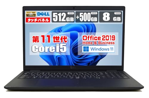 �y�����ςݕi�z �^�b�`�p�l�� ��11���� Core i5 1145G7 / ������ 8GB / SSD 512GB + HDD 500GB / MS Office 2019 / Windows 11 / FullHD Wi-Fi web�J���� �e���L�[ 1
