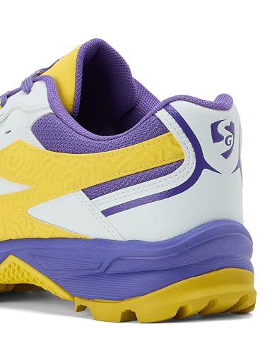 Image of SG Club EVO Cricket Footwear - Breathable PU Mesh, EVA Midsole, Stable Midfoot Support | Stud Shoes