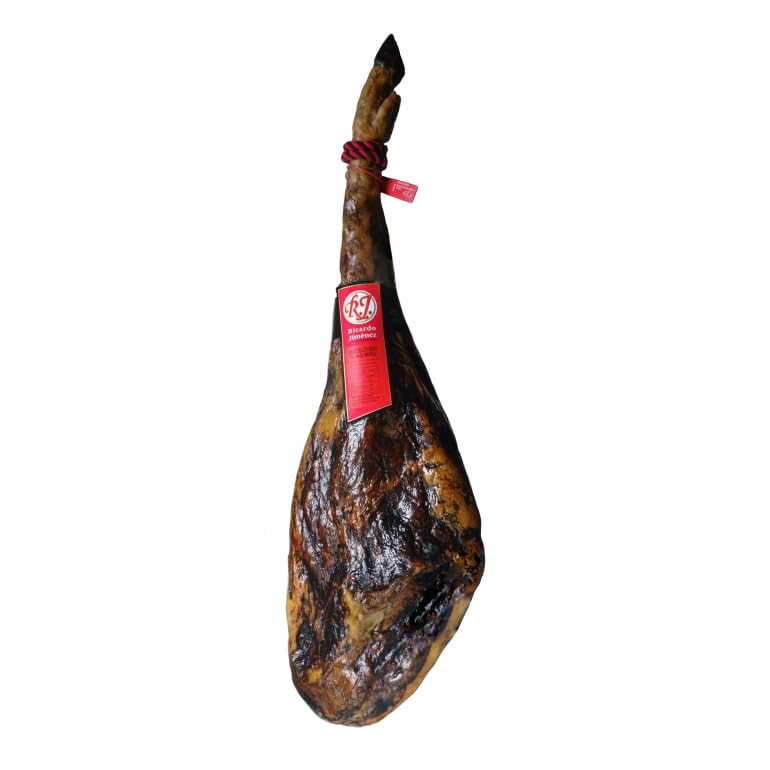 Jamon iberico bellota 8kg aprox - 75% raza ibérica - elaboración artesanal - cerdos criados en libertad - marca reconocida como jamon gourmet procedente de la sierra de Salamanca